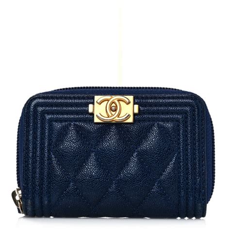 chanel boy caviar coin purse